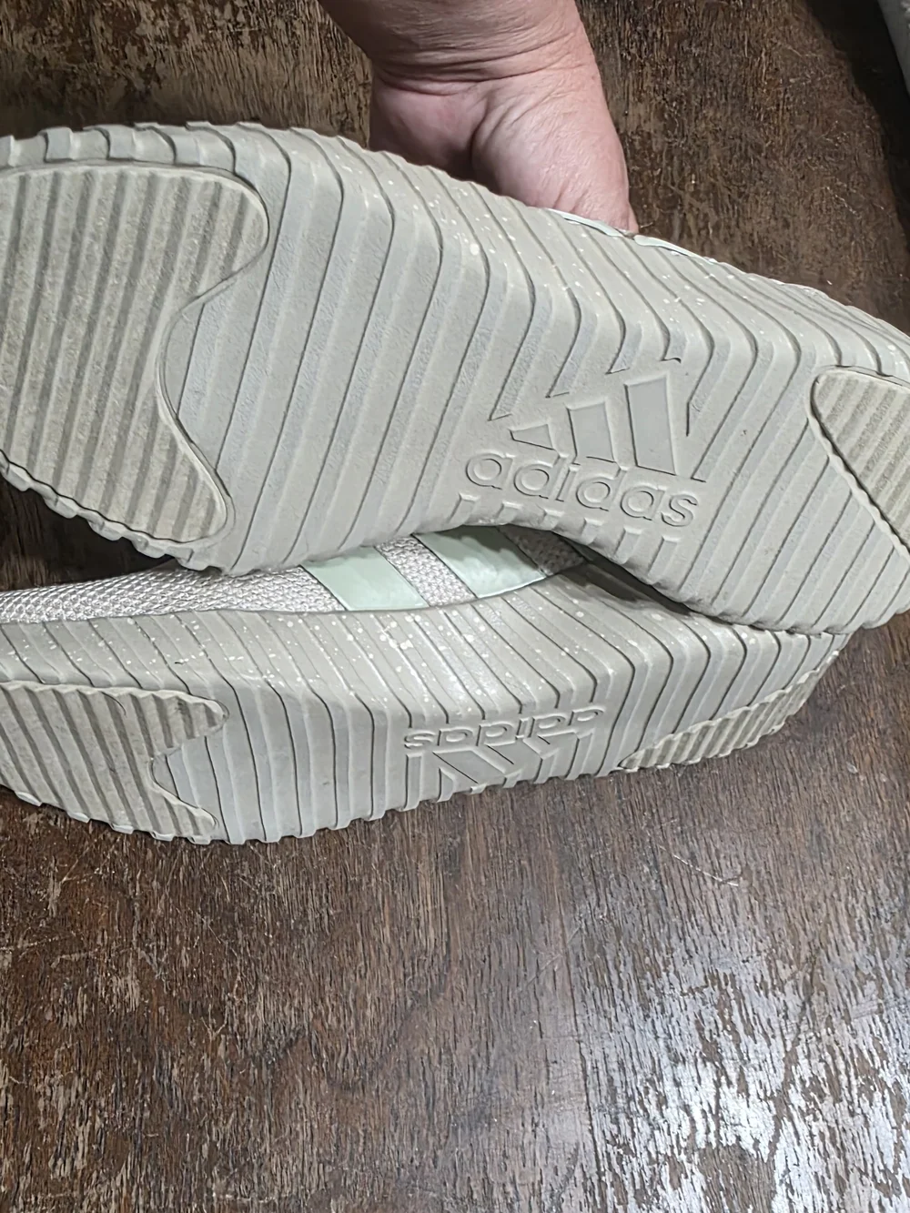 Adidas Beige/Taupe Athletic Sneakers